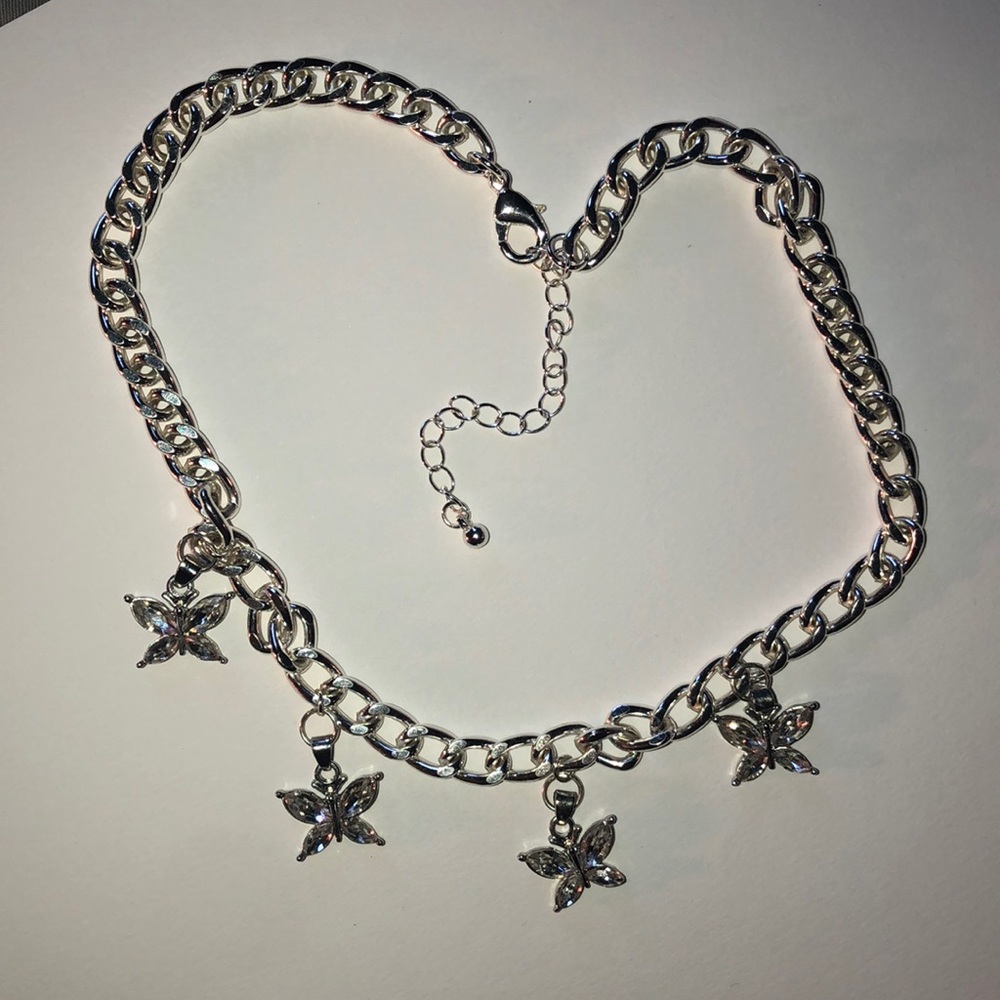 Butterfly Choker Necklace